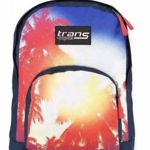 Trans JanSport Unisex Overt Palm Sunset Backpack